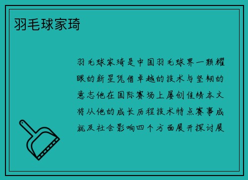 羽毛球家琦